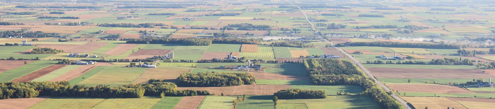 Aerial of Farms