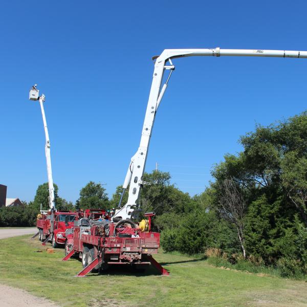 Bucket truck ride