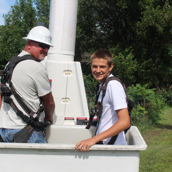 Bucket Truck Ride